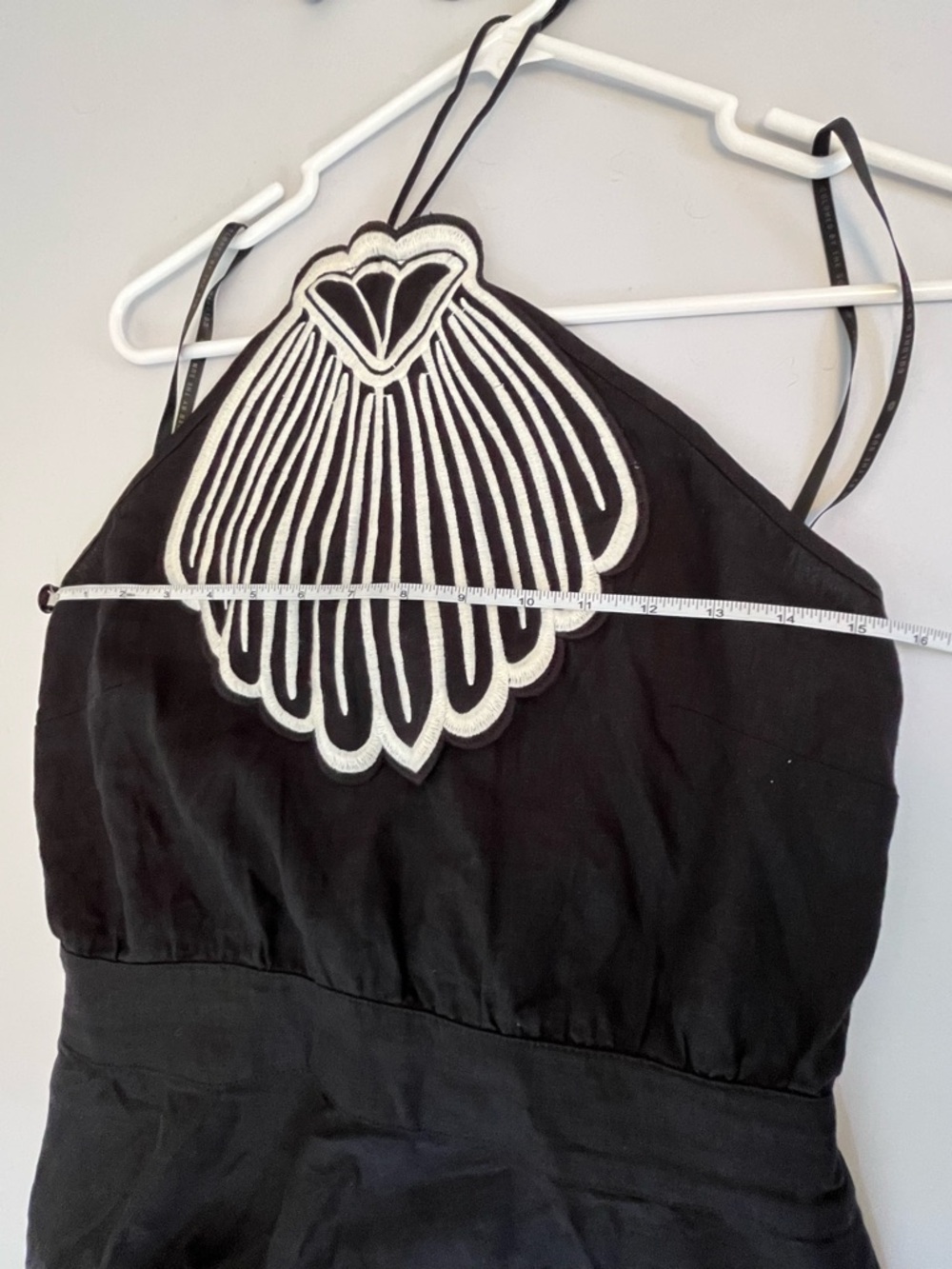FARM Rio Black Mini Dress with Shell - Picture 4 of 12
